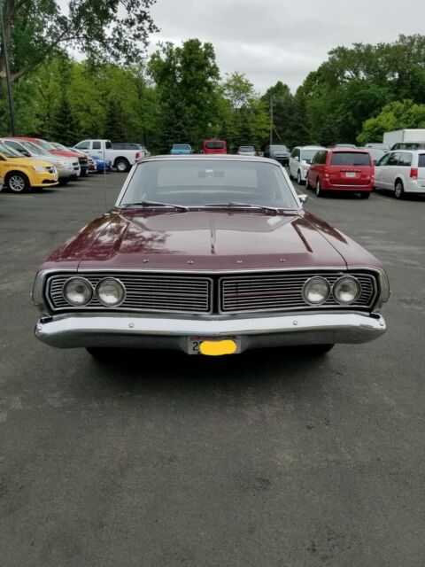 1968 Burgundy Ford Galaxie Sedan