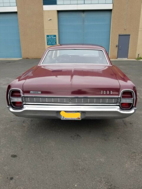 1968 Burgundy Ford Galaxie Sedan
