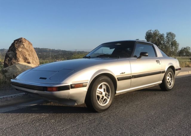 1983 Silver Mazda RX-7 Coupe