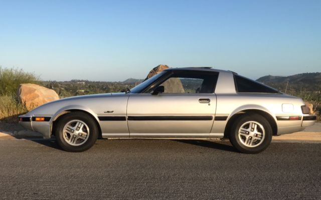 1983 Silver Mazda RX-7 Coupe
