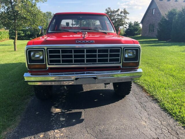 1985 Red Dodge Power Wagon Standard Cab Pickup