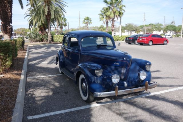 1939 Blue Willys Overland Coupe