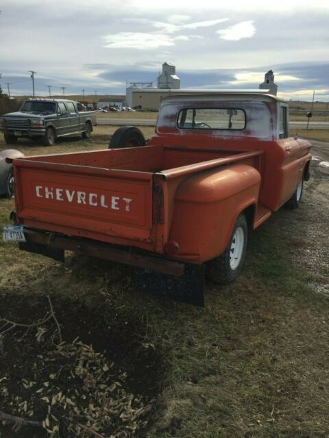 1963 Orange Chevrolet C-10 Standard Cab Pickup