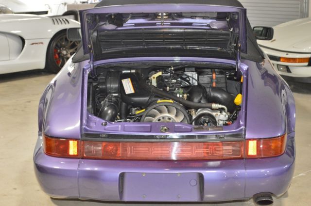 1991 Violet Blue Mettalic Porsche 911 Convertible