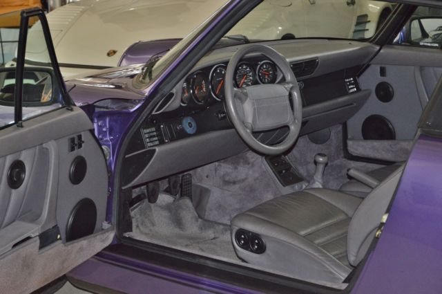 1991 Violet Blue Mettalic Porsche 911 Convertible