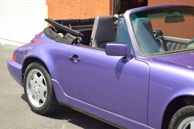 1991 Violet Blue Mettalic Porsche 911 Convertible