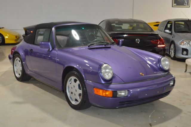 1991 Violet Blue Mettalic Porsche 911 Convertible