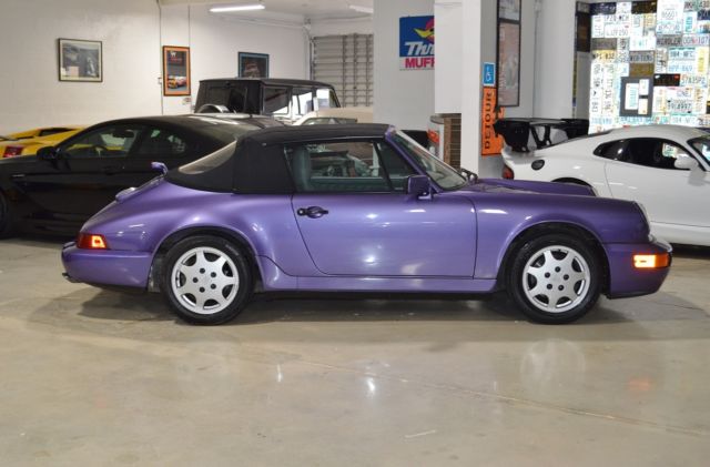 1991 Violet Blue Mettalic Porsche 911 Convertible