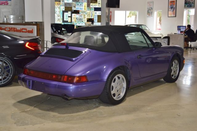 1991 Violet Blue Mettalic Porsche 911 Convertible