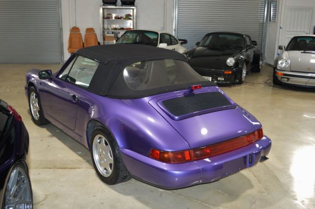 1991 Violet Blue Mettalic Porsche 911 Convertible