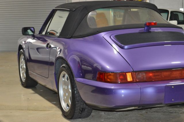 1991 Violet Blue Mettalic Porsche 911 Convertible