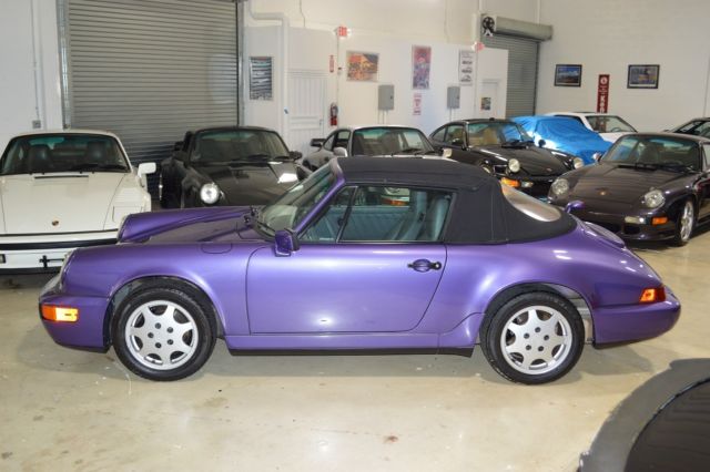 1991 Violet Blue Mettalic Porsche 911 Convertible