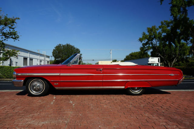 1964 Red Ford Galaxie Convertible