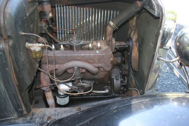 1931 Black Ford Model A Sedan