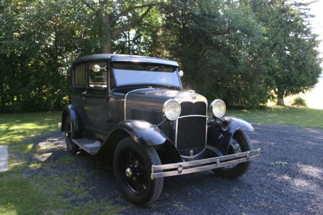 1931 Black Ford Model A Sedan