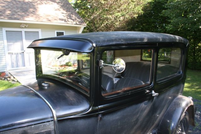 1931 Black Ford Model A Sedan