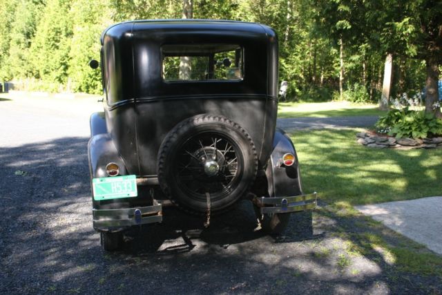 1931 Black Ford Model A Sedan