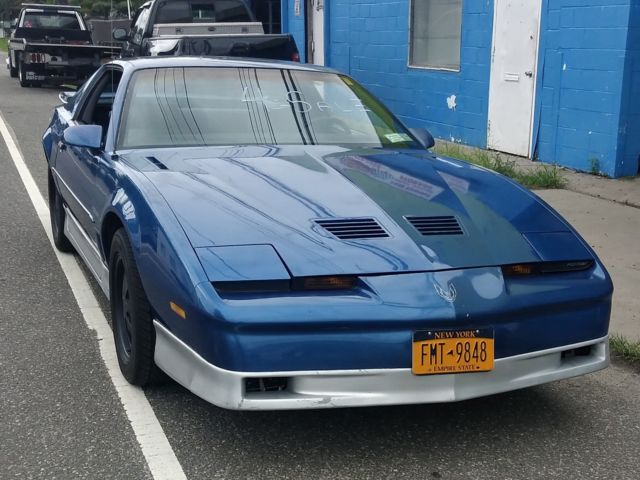 1987 Blue Pontiac Trans Am Coupe