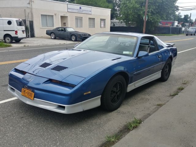 1987 Blue Pontiac Trans Am Coupe
