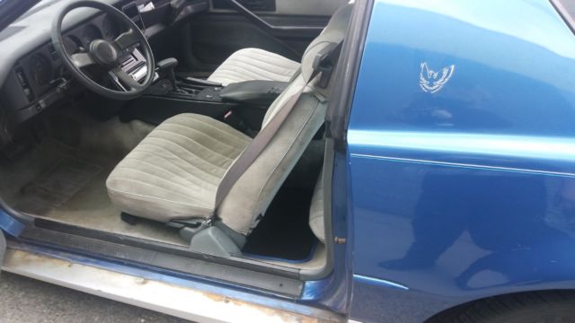 1987 Blue Pontiac Trans Am Coupe