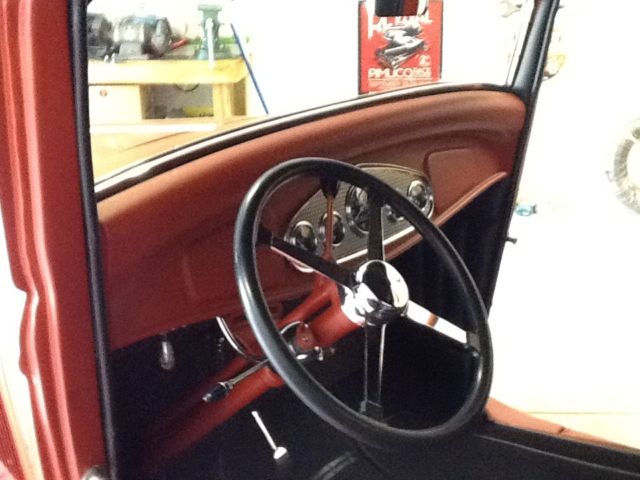 1932 Red oxide urethane Ford 3 window coupe Coupe