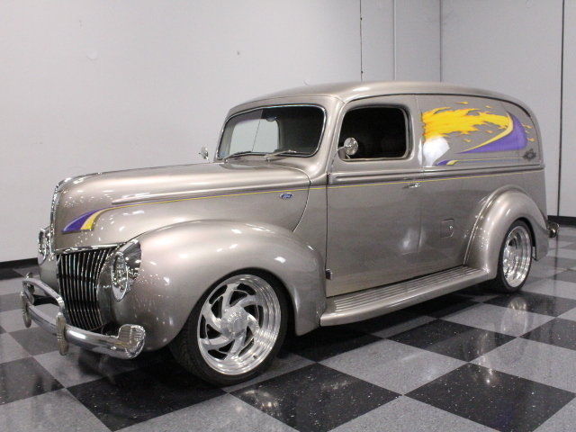 1940 Gray Ford Panel Delivery Wagon