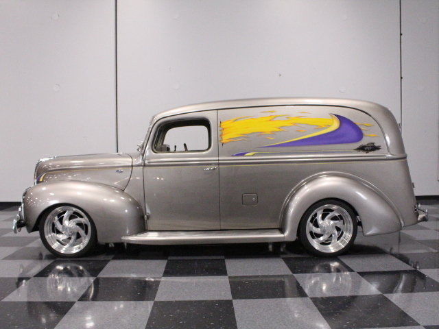 1940 Gray Ford Panel Delivery Wagon