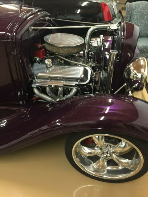 1930 Purple Ford Model A Convertible