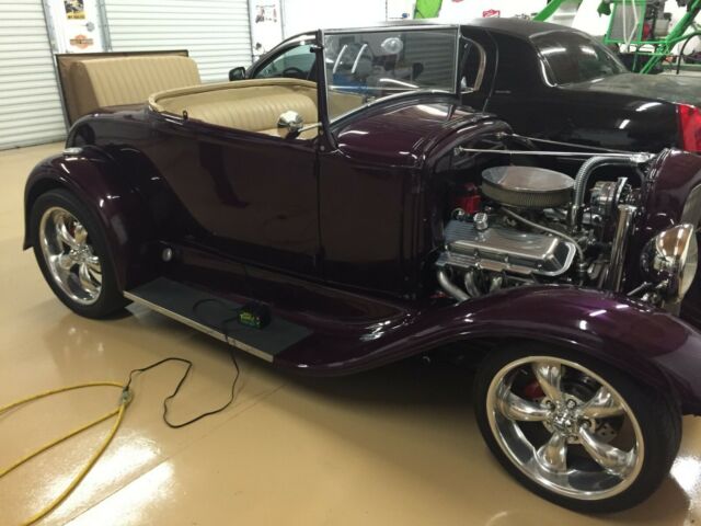 1930 Purple Ford Model A Convertible