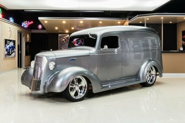 1937 Silver Chevrolet Panel Truck SUV