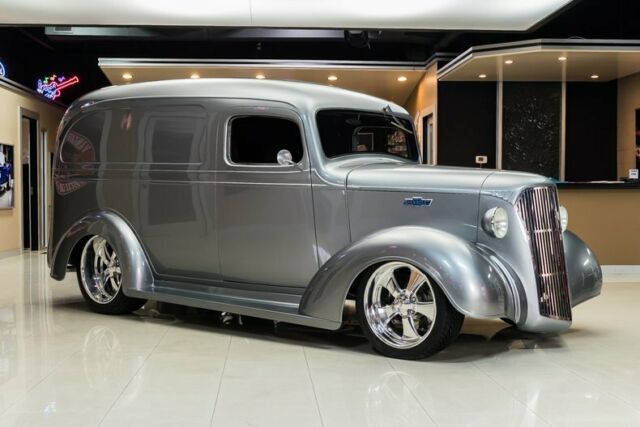 1937 Silver Chevrolet Panel Truck SUV