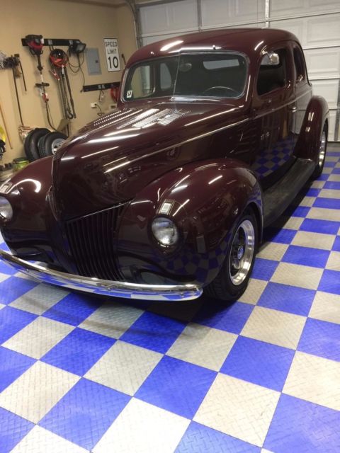 1939 MAROON Ford Coupe Coupe