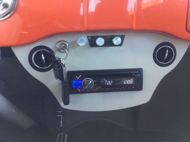 1936 ORANGE AND WHITE Ford ford slantback Coupe