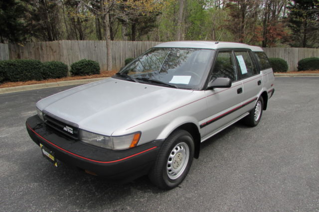 1989 Silver Toyota Corolla Wagon