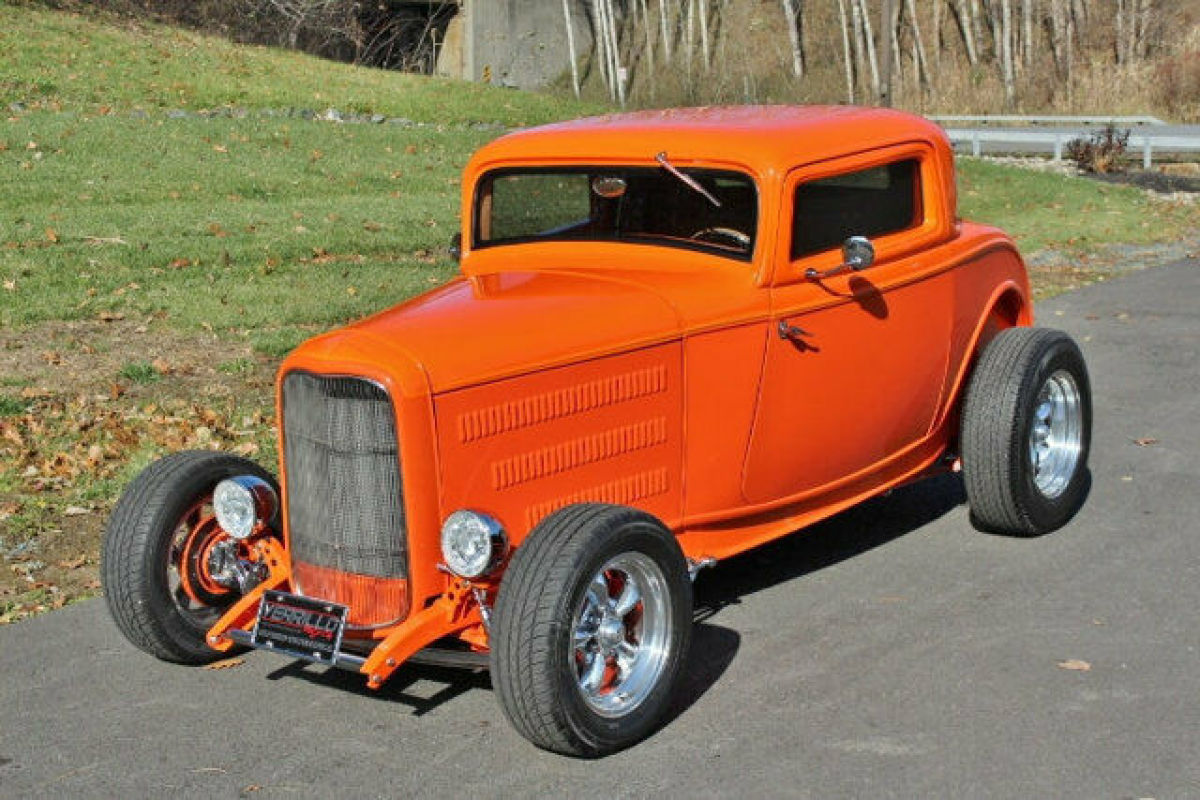 1932 Orange Ford Coupe Coupe