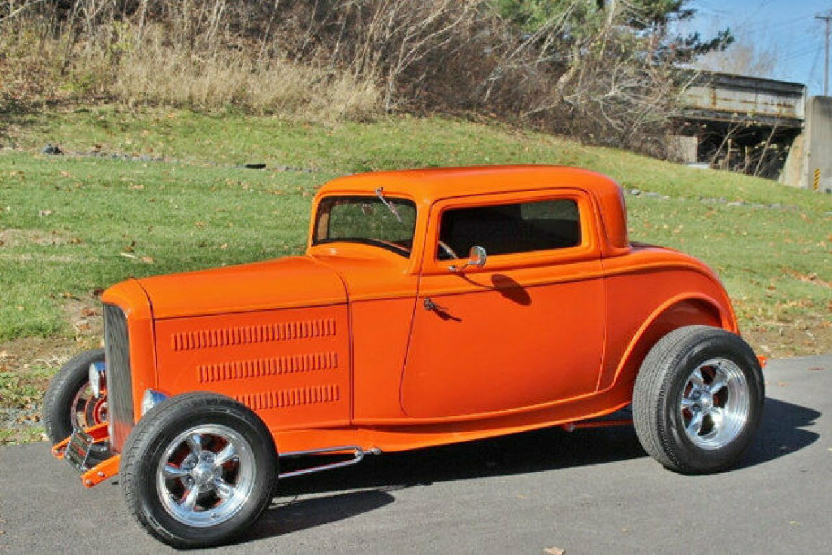 1932 Orange Ford Coupe Coupe