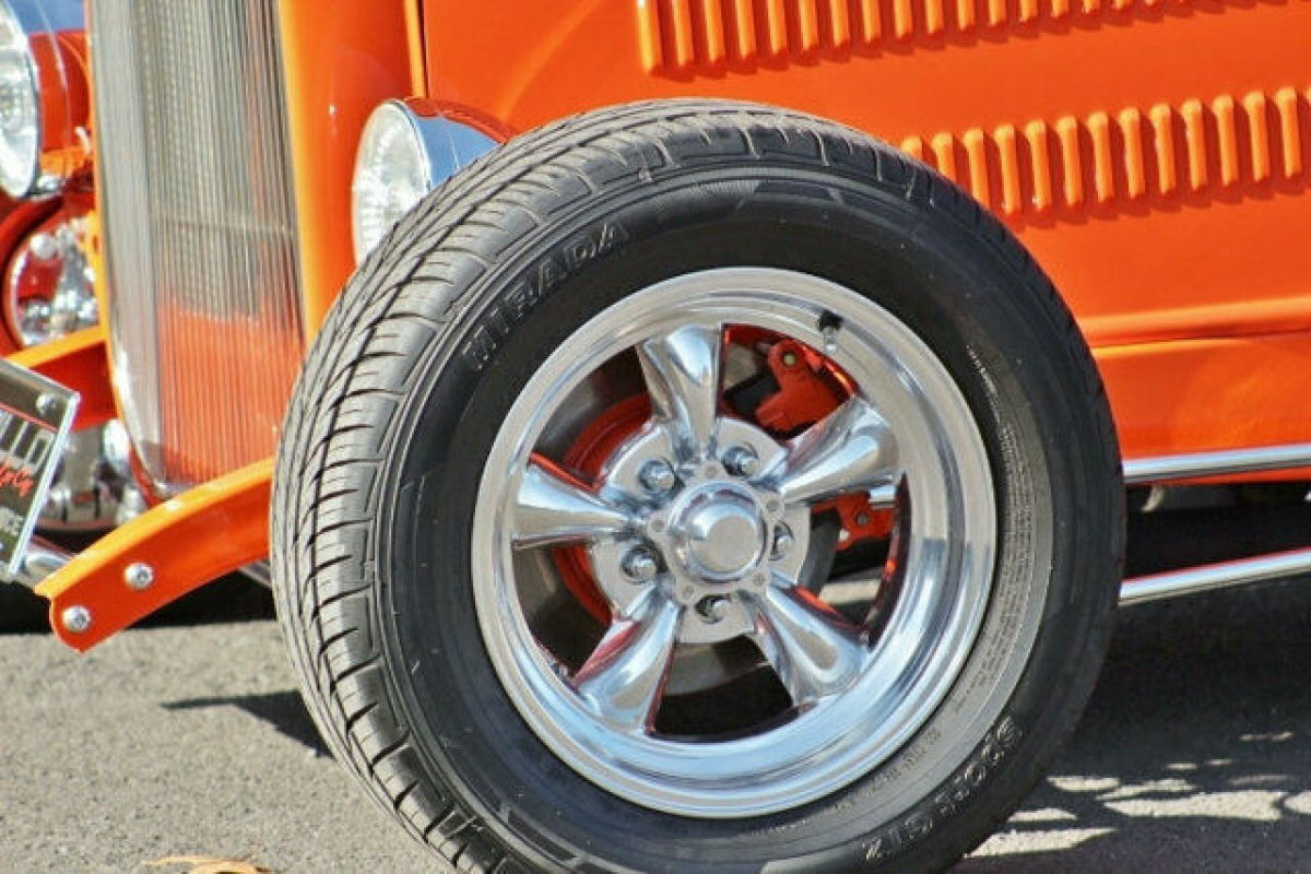 1932 Orange Ford Coupe Coupe