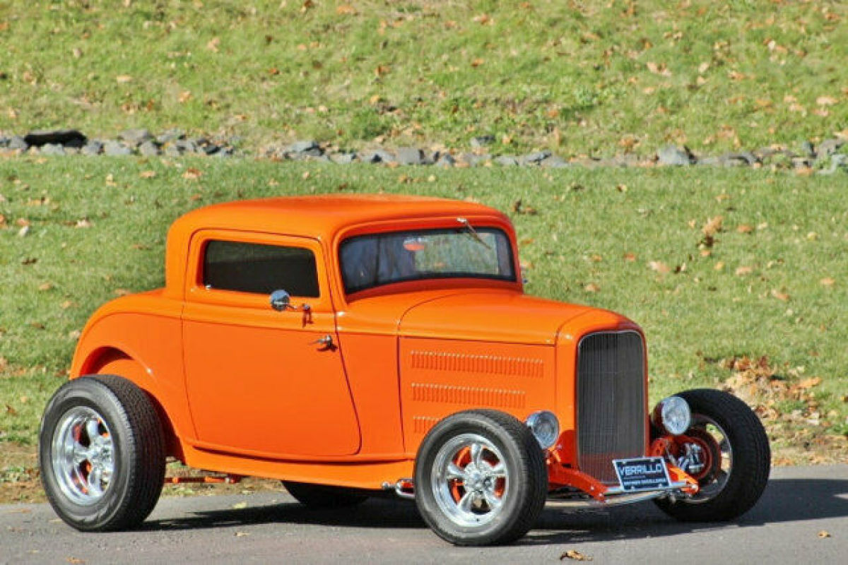 1932 Orange Ford Coupe Coupe