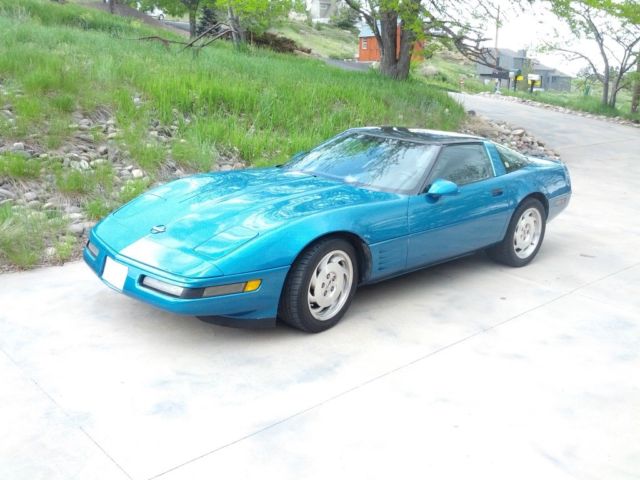 1994 Blue Chevrolet Corvette