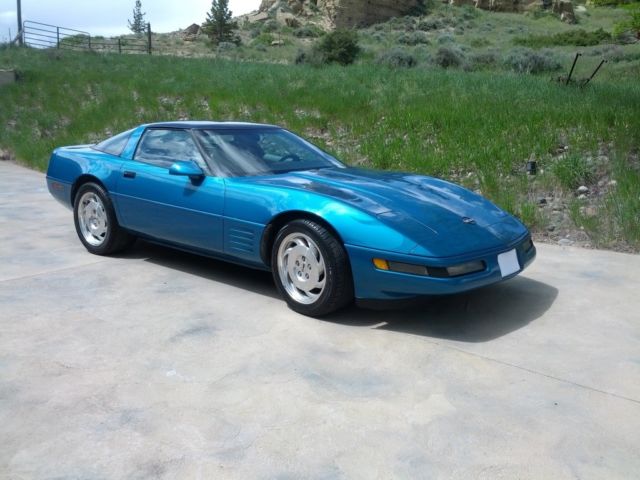 1994 Blue Chevrolet Corvette