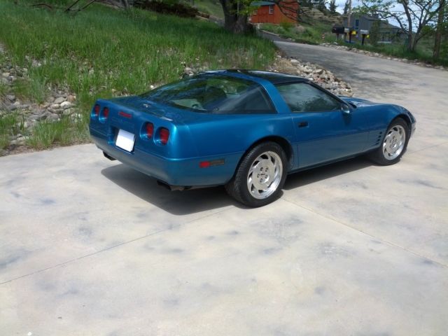 1994 Blue Chevrolet Corvette