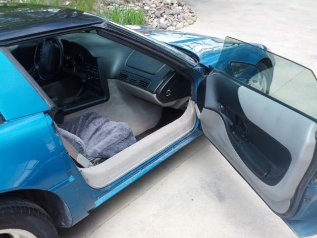 1994 Blue Chevrolet Corvette