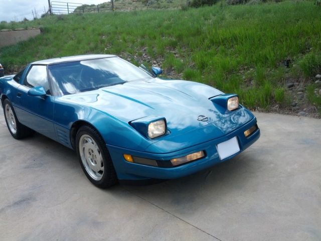 1994 Blue Chevrolet Corvette