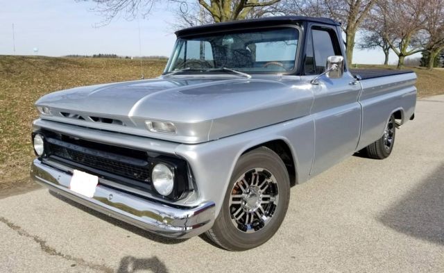  Silver Chevrolet C-10 Long Bed Fleetside