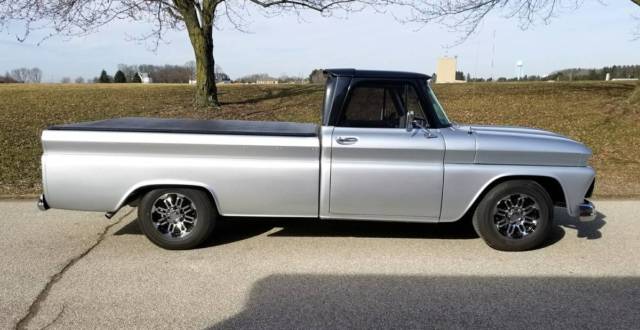  Silver Chevrolet C-10 Long Bed Fleetside