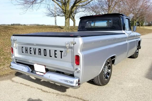  Silver Chevrolet C-10 Long Bed Fleetside