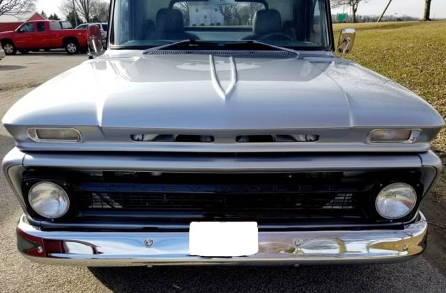  Silver Chevrolet C-10 Long Bed Fleetside
