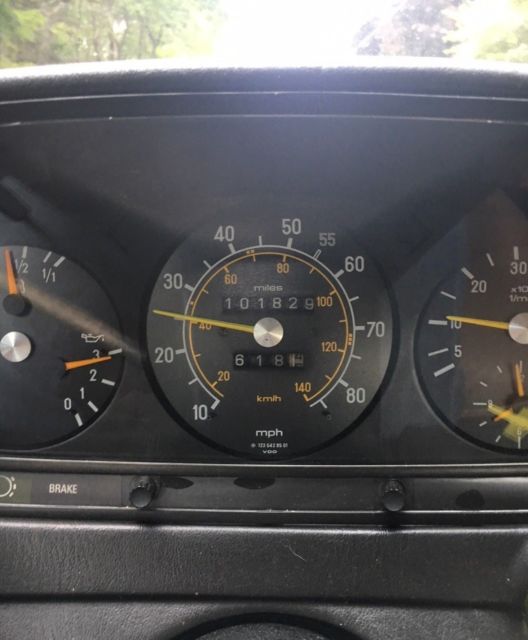 1982 Chocolate Brown Mercedes-Benz 300-Series Sedan