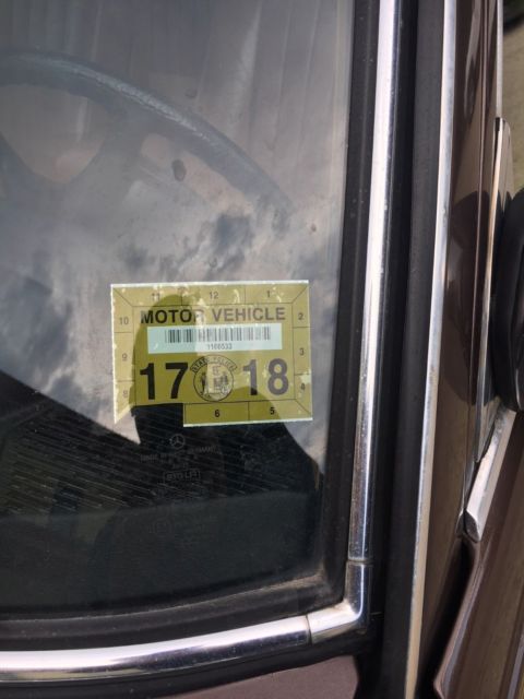 1982 Chocolate Brown Mercedes-Benz 300-Series Sedan