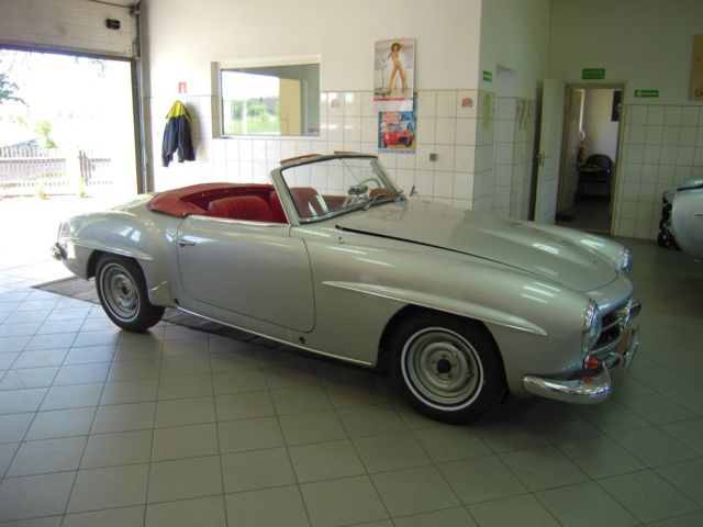 1956 Gray Mercedes-Benz SL-Class Convertible